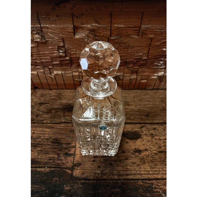 Mid 20th Century Tiffany & Co Crystal Decanter With Stopper For Sale - Image 10 of 13
