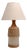 1960s Søholm Stentøj, Large Table Lamp, Beige Stoneware For Sale
