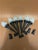 Black metal, sandblasted glass flames Up to 250V (Europe/UK Standard).The wiring of this item may be original and might...