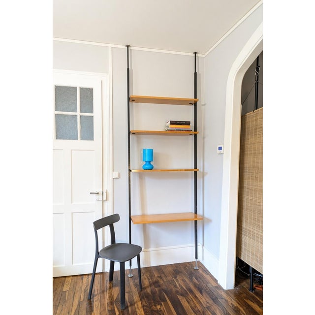 Mid-Century Modern Modular Floor Shelving Unit by Wohnbedarf, Switzerland, 1960 For Sale - Image 3 of 18
