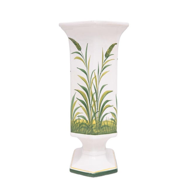 Ceramics Candlesticks and Jardiniere by Bassano, Italy, 1970s, Set of 3 For Sale - Image 9 of 14