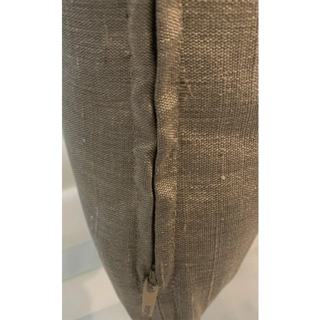 2000s Mario & Marielena Custom Accent Custom Made Silk Pillow For Sale In Naples, FL - Image 6 of 6