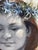 Nymph II by Jane Radstrom | Oil Painting of a woman with a floral crown For Sale - Image 4 of 5