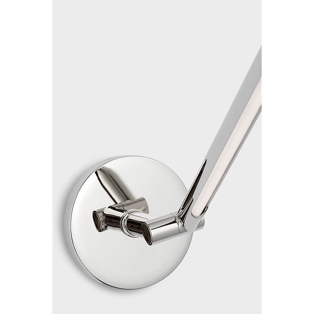 Modern Kelly Wearstler for Visual Comfort Signature Cona Large Sconce in Polished Nickel For Sale - Image 3 of 7