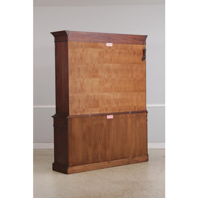 Henkel Harris Model 2386 Mahogany Breakfront For Sale - Image 15 of 18