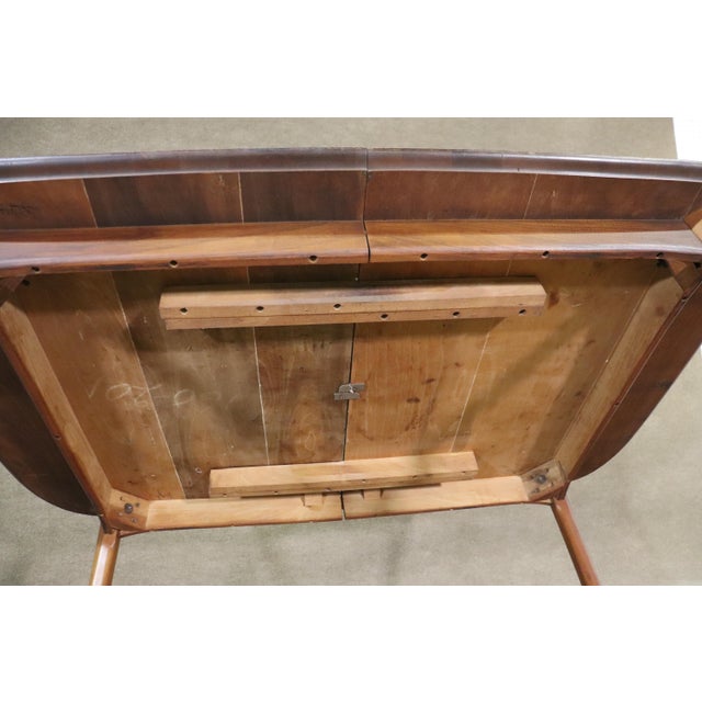 Mid-Century Dining Table W/ Leaf For Sale In Philadelphia - Image 6 of 12