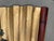 Gold Mid Century Monumental Hand-Painted Fan For Sale - Image 8 of 18