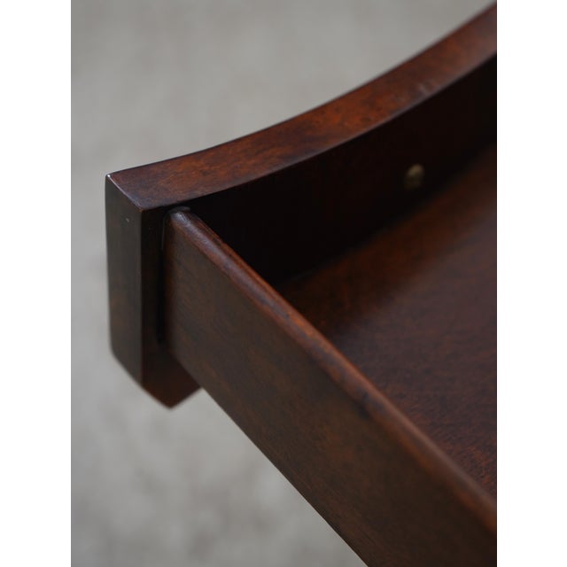 Maitland - Smith Maitland Smith Burlwood 1 Drawer Writing Desk For Sale - Image 4 of 18