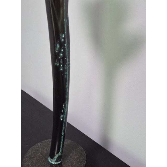 Heidi Hornberger "Integration" Bronze on Marble Sculpture For Sale - Image 12 of 14