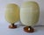 Table Lamps in Glass and Wood, 1960s, Set of 2 For Sale - Image 8 of 15