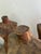 Burnt Umber Trio of Vintage Papier Mache Half-Forms For Sale - Image 8 of 8