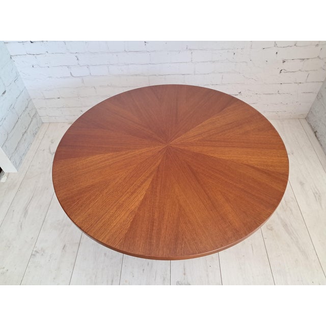 Mid-Century Modern Danish Sunburst Coffee Table by Soren Georg Jensen for Kubus, 1960s For Sale - Image 10 of 13