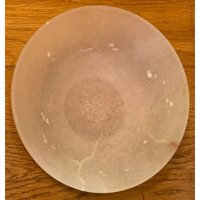 Mid 20th Century Mid 20th Century Alabaster Plate For Sale - Image 5 of 6