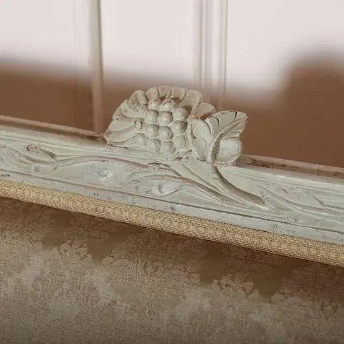 Antique Swedish Carved Bench, 1800s For Sale - Image 11 of 17