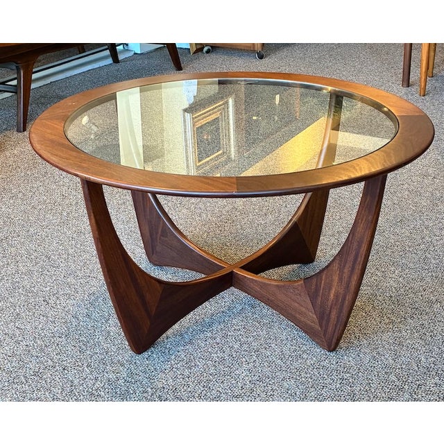 Wood Mid Century Modern "Astro" Base Coffee Table in Rosewood by G-Plan, Uk c.1960 For Sale - Image 7 of 7