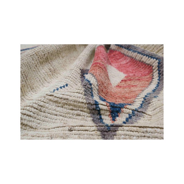 Modern Hand Knotted Wool Rug For Sale - Image 9 of 9