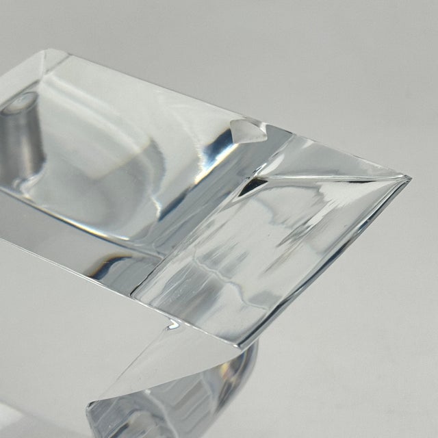 1970s Vintage Mid-Century Modern Large Lucite Bird Sculpture For Sale - Image 10 of 11