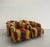 Vintage Postmodern Geometric Upholstered Swivel Chairs – Set of 4 For Sale - Image 4 of 8