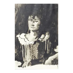 Late 20th Century Marilyn Lanfear Impressionist Portrait Painting