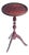 Antique Dutch Folk Art Round Hand-Painted Wood Hindeloopen Side Table For Sale