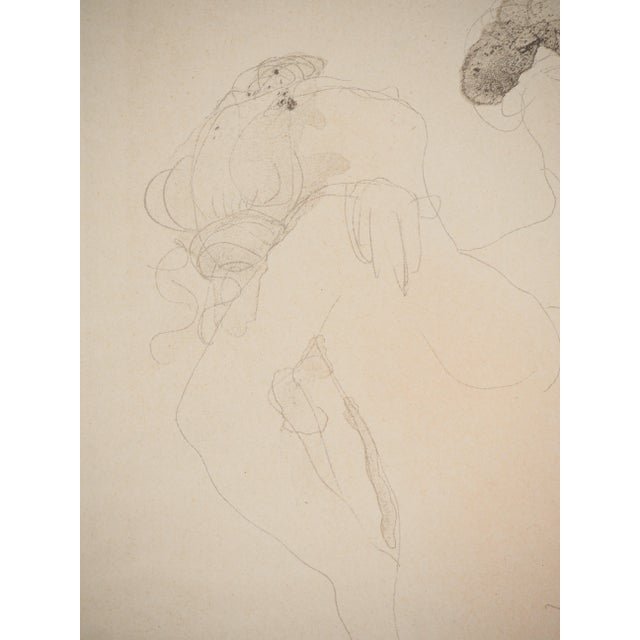 Modern Auguste Rodin, The Young Lovers, Lithograph and Stencil For Sale - Image 3 of 6