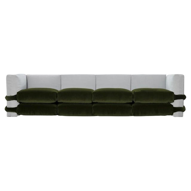 Pillow Sofa in Velvet by Muller Van Severen for BD Barcelona For Sale - Image 13 of 17