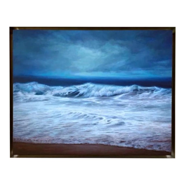 A Realist Seascape Painting, "Beyond" For Sale