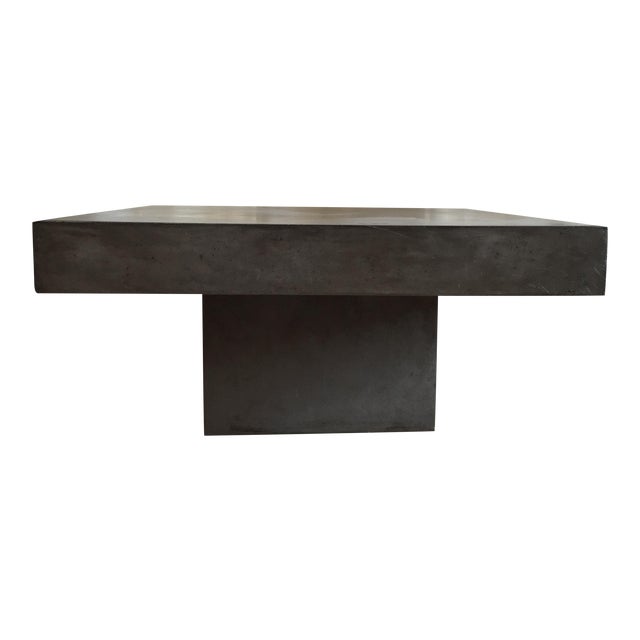 CB2 Element Concrete Square Coffee Table Chairish