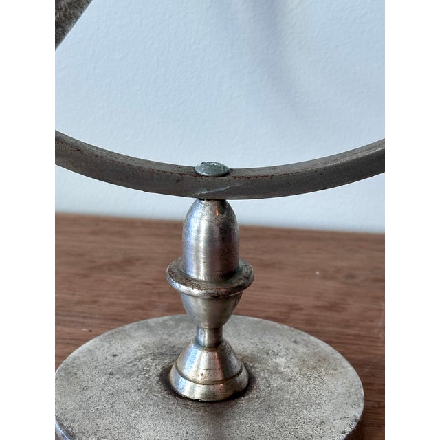 Vintage Mid-Century Armillary Sphere | Metal Celestial Sculpture For Sale - Image 16 of 17