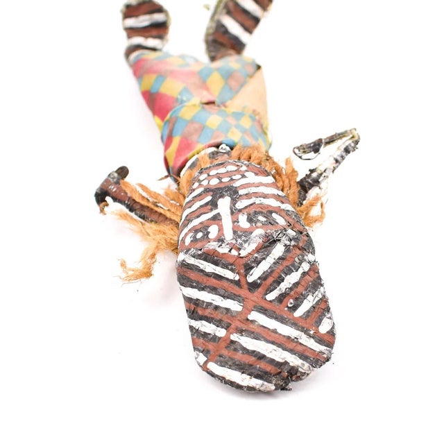 Early 20th Century Makishi Painted African Doll For Sale In Denver - Image 6 of 7