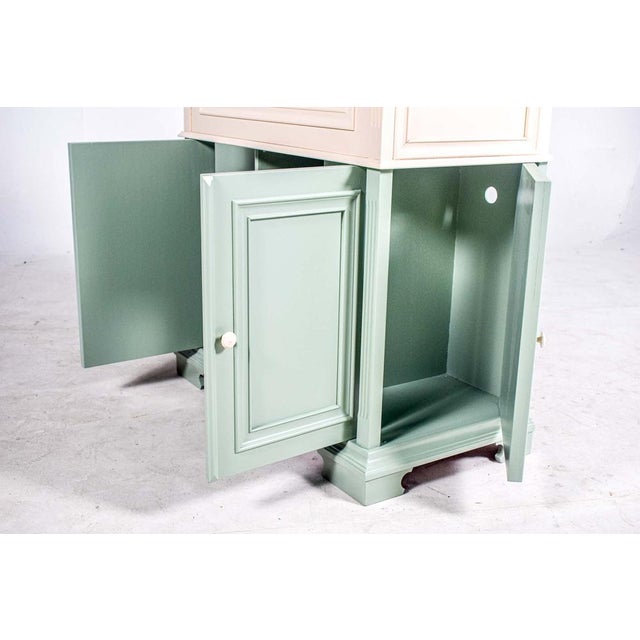 Antique Wood TV Cabinet in Shabby Chic Style, 1960 For Sale - Image 4 of 15