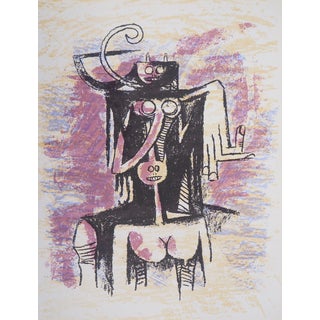 Wifredo Lam, Esprits Primals, Lithograph For Sale