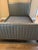 Frank Roop Queen Canopy Bed in Olive Green Leather and Alcantara With Nailhead Detail For Sale - Image 4 of 8