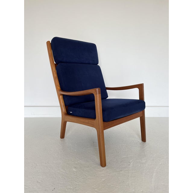 Mid-Century Modern Danish Teak Senator Lounge Chair by Ole Wanscher for Poul Jeppesen, 1960s For Sale - Image 3 of 12
