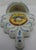 1950s 20th Century Hand Painted Ceramic Holy Water Font For Sale - Image 5 of 9