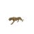 Vintage Brass-Toned Leopard Sculpture, 1960s For Sale - Image 9 of 13