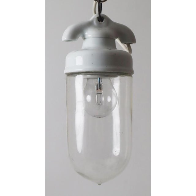 1930s Bauhaus Hand-Blown Glass Bulb Lamp, Denmark, 1930s For Sale - Image 5 of 14