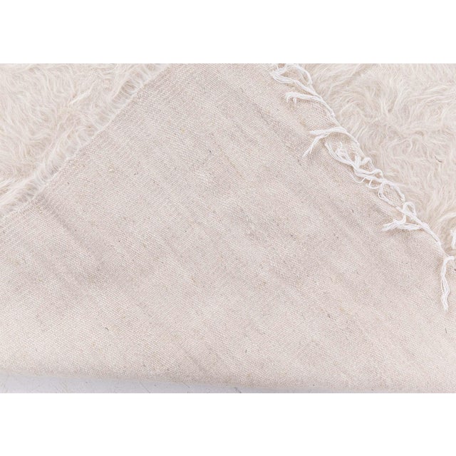 Animal Skin Doris Leslie Blau Goat Hair Hand Knotted Rug For Sale - Image 7 of 7