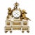 Louis XVI Gilt Bronze and Marble Table/Chimney Clock, France, Circa 1860 For Sale
