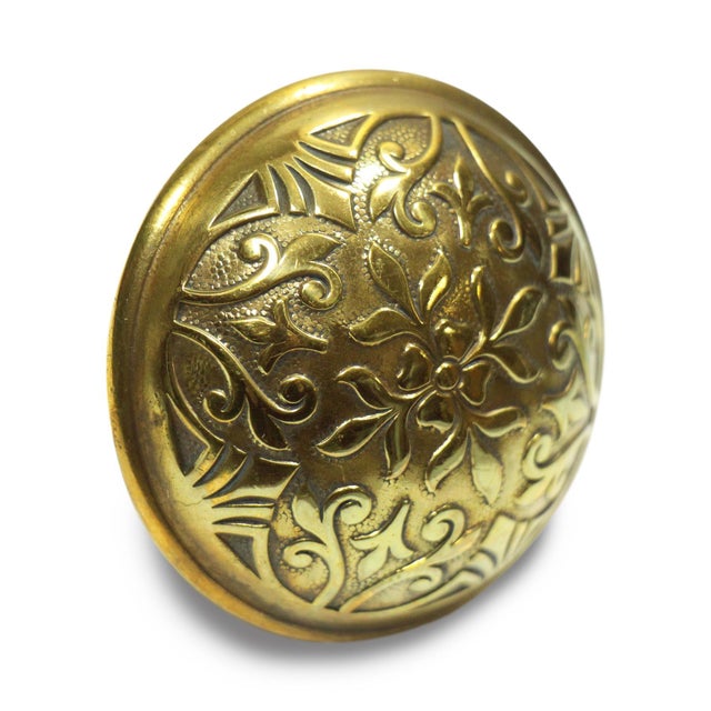 This Vernacular style four fold wrought bronze passage door knob was made by Lockwood in the 1890 catalog. It is part of...