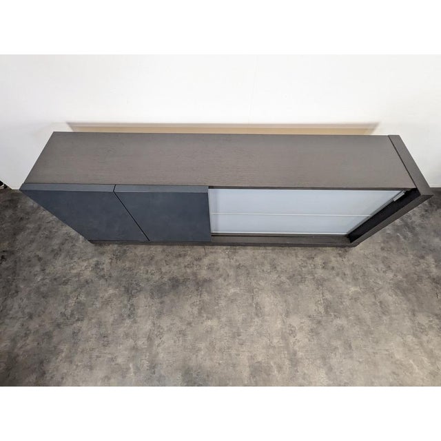 Blue Crozatier Sideboard with Sliding Door For Sale - Image 3 of 8