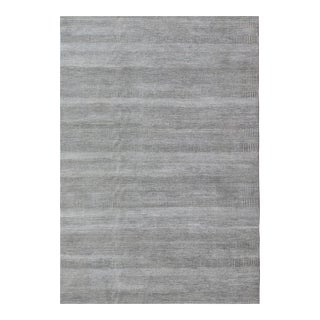 Large Modern Rug With Transitional Design in Shades of Grey and Ivory 12'9 X 20' For Sale