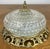 Vintage French Ceiling Lamp in Cut Glass For Sale - Image 13 of 13