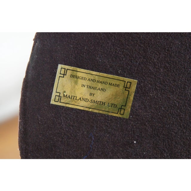 Vintage Maitland-Smith Heavy Bronze Altar Pillar Candlestick Candle Holder For Sale - Image 12 of 12