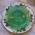 Glass Anchor Hocking Green Rings Park Avenue Salad or Dessert Plates- Set of 6 For Sale - Image 7 of 8