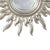 Mid-Century Sun Silver Wood French Mirror, 1960s For Sale - Image 3 of 5