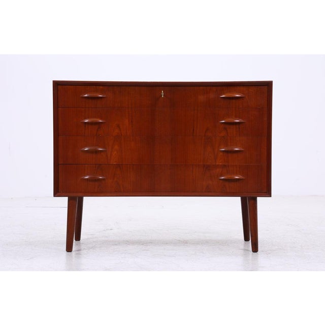 Vintage Danish Teak Chest of Drawers by Johannes Sorth, 1960s For Sale - Image 3 of 15