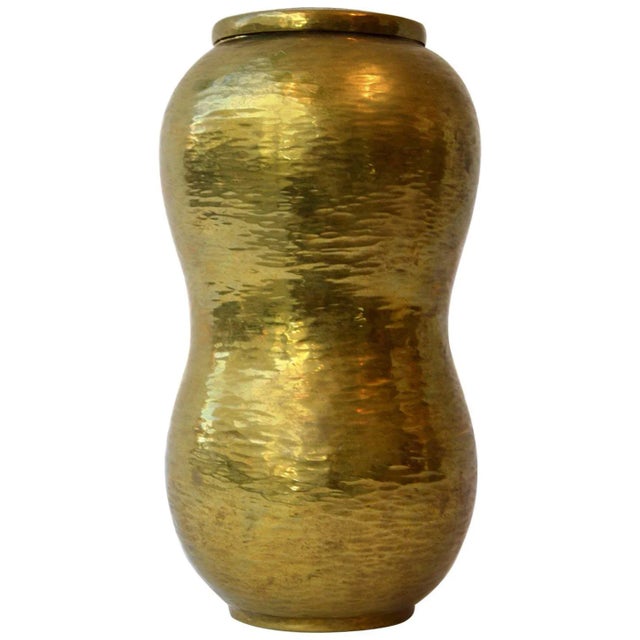 Metal Handcrafted Brass Container with Lid by Franz Peters, 1950s For Sale - Image 7 of 7