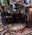1981 Italian Modern Fontana Arte Style Round Beveled Mirror For Sale - Image 4 of 8