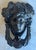 1970s Grecian Face Cast Iron Door Knocker For Sale - Image 5 of 9